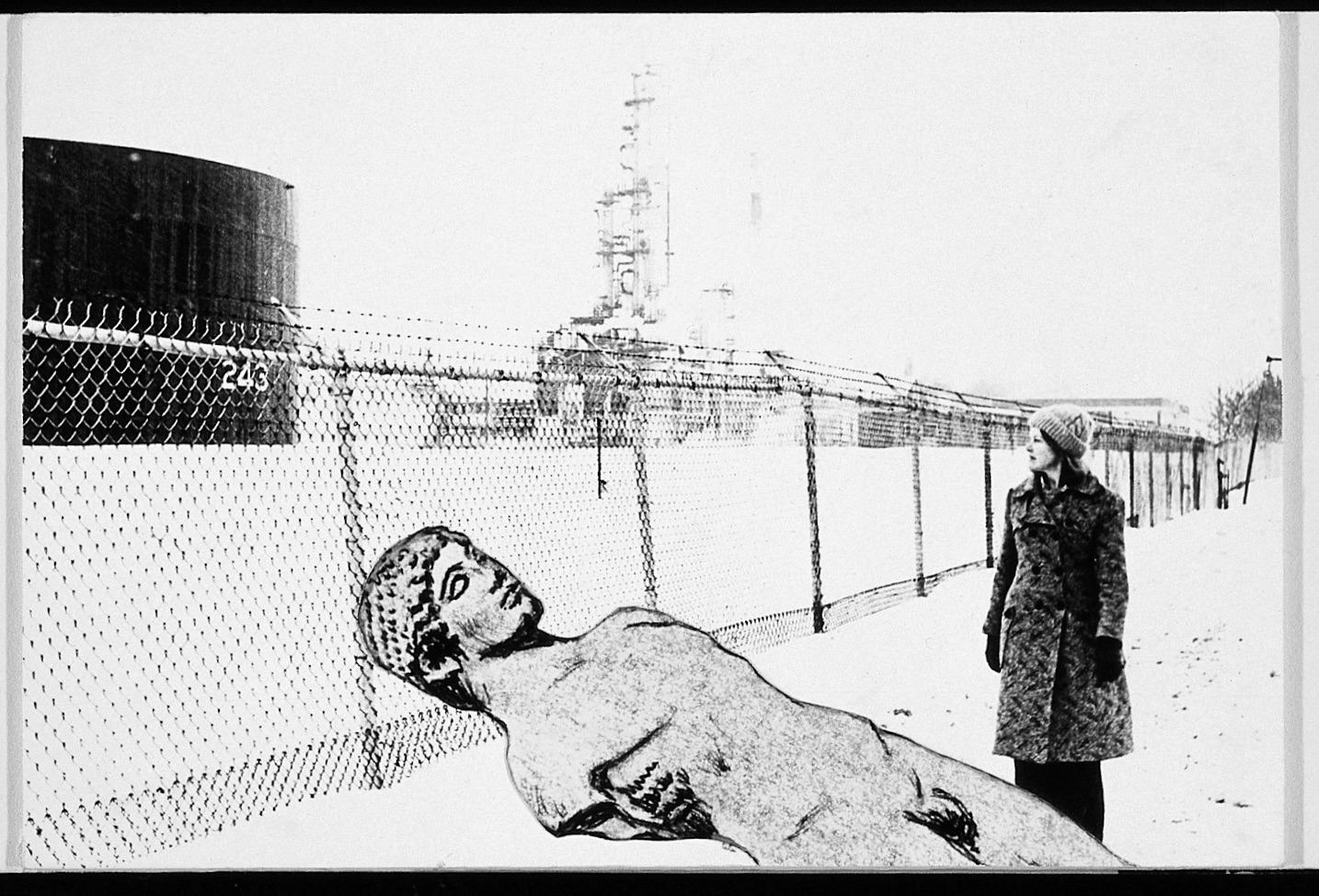 Françoise Sullivan
Rencontre avec Apollon archaïque, détail, 1974.
Photo : Musée des beaux-arts de Montréal