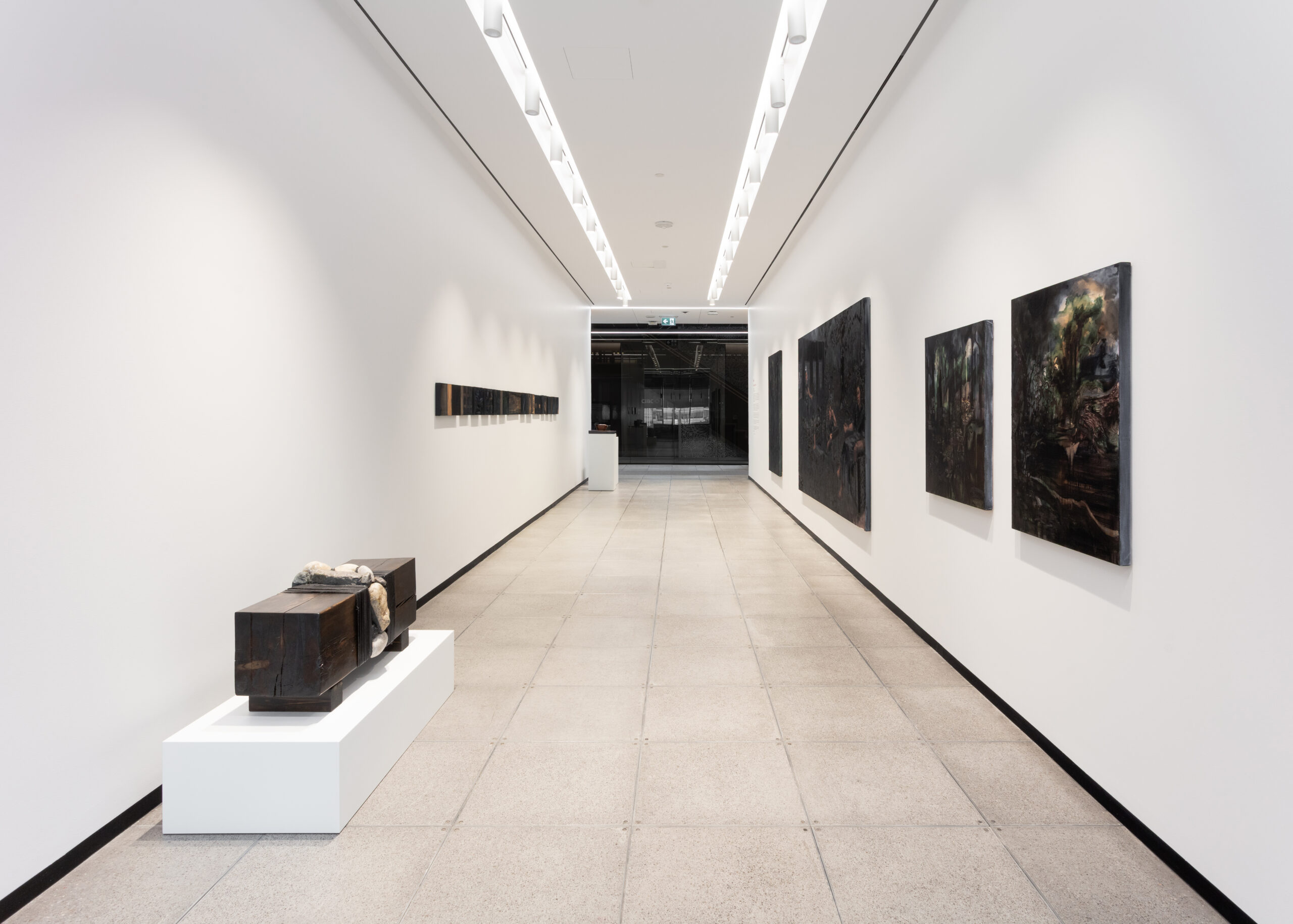 Natia LemayWhat the Edge Knows, installation view, CIBC Square, Toronto, 2025. Photo: LF Documentation, courtesy of the artist & CIBC