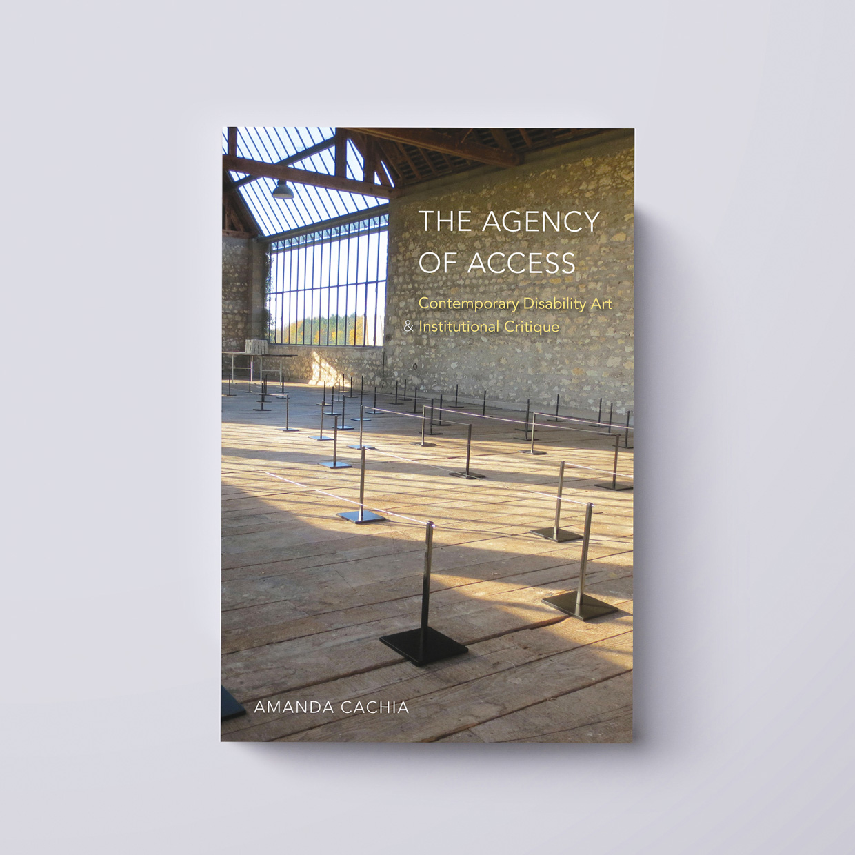 Amanda Cachia The Agency of Access: Contemporary Disability Art & Institutional Critique, cover, 2025. Photo: courtesy of Temple University Press, Philadelphia